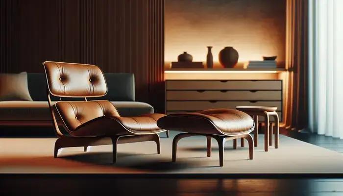 Poltrona Eames Lounge e Ottoman: Charmoso Design de Charles e Ray Eames